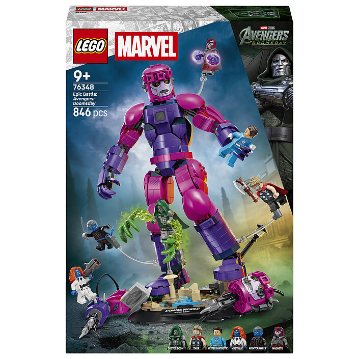 LEGO Marvel 76348 El combate legendario de Avengers: Doomsday