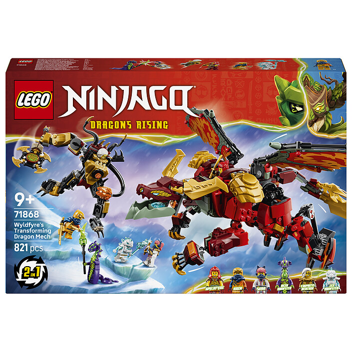 LEGO Ninjago 71868 Il robot drago trasformabile di Braséra