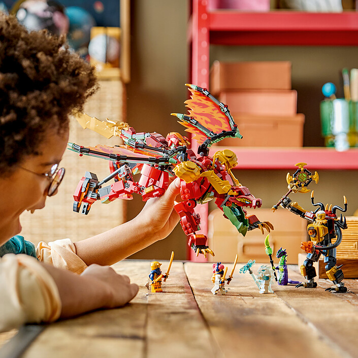 Acquista LEGO Ninjago 71868 Il robot drago trasformabile di Braséra