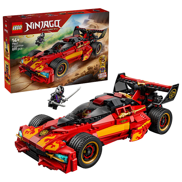 Nota LEGO Ninjago 71867 Il Caricatore Ninja X-1: 15° anniversario