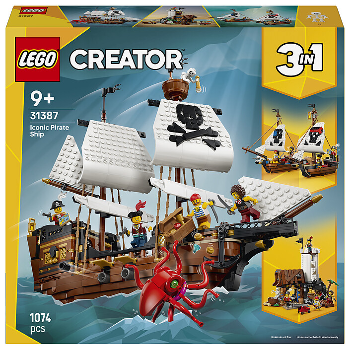 LEGO Creator 31387 Nave pirata mitica