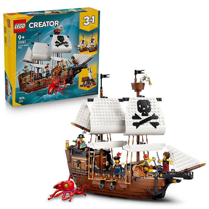 Nota LEGO Creator 31387 Nave pirata mitica