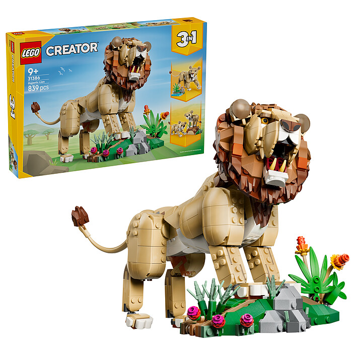 Avis LEGO Creator 31386 Animaux Sauvages : Le Lion Majestueux