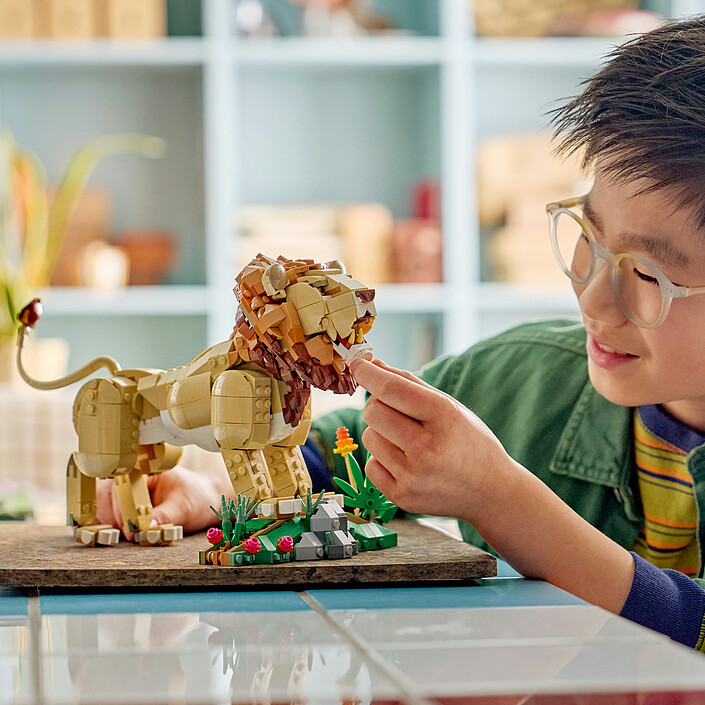 Acheter LEGO Creator 31386 Animaux Sauvages : Le Lion Majestueux