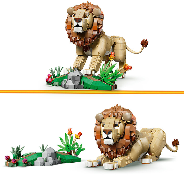 LEGO Creator 31386 Animaux Sauvages : Le Lion Majestueux pas cher