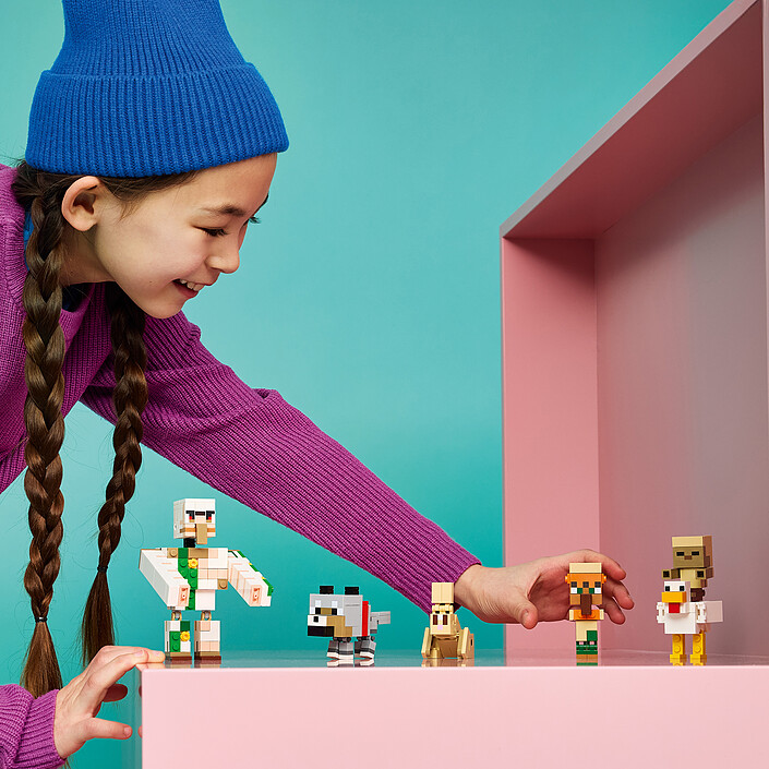 Acheter LEGO Minecraft 21592 L'Attaque du Désert du Poulet Chevauché