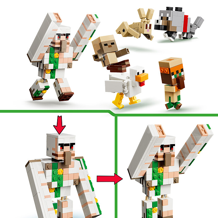 LEGO Minecraft 21592 L'Attaque du Désert du Poulet Chevauché pas cher