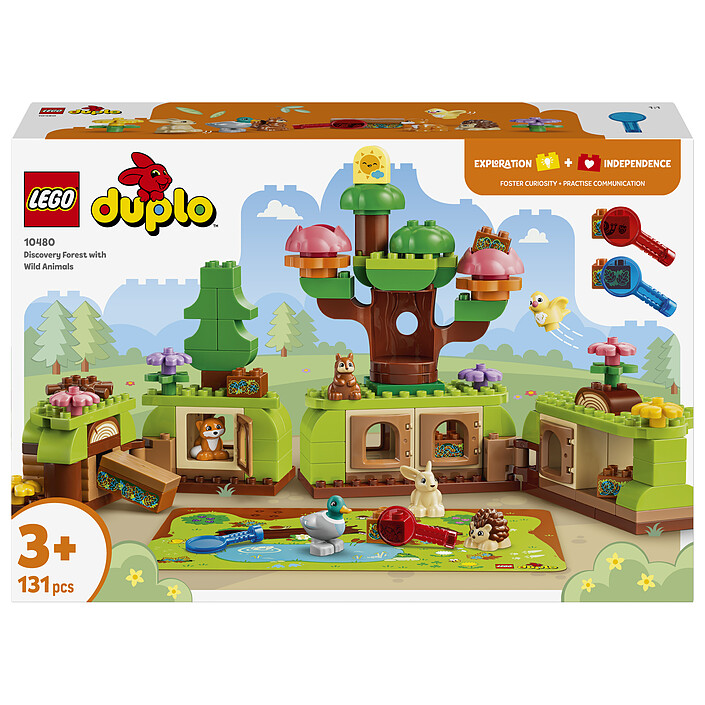 LEGO DUPLO 10480 Découverte de la Forêt avec des Animaux Sauvages