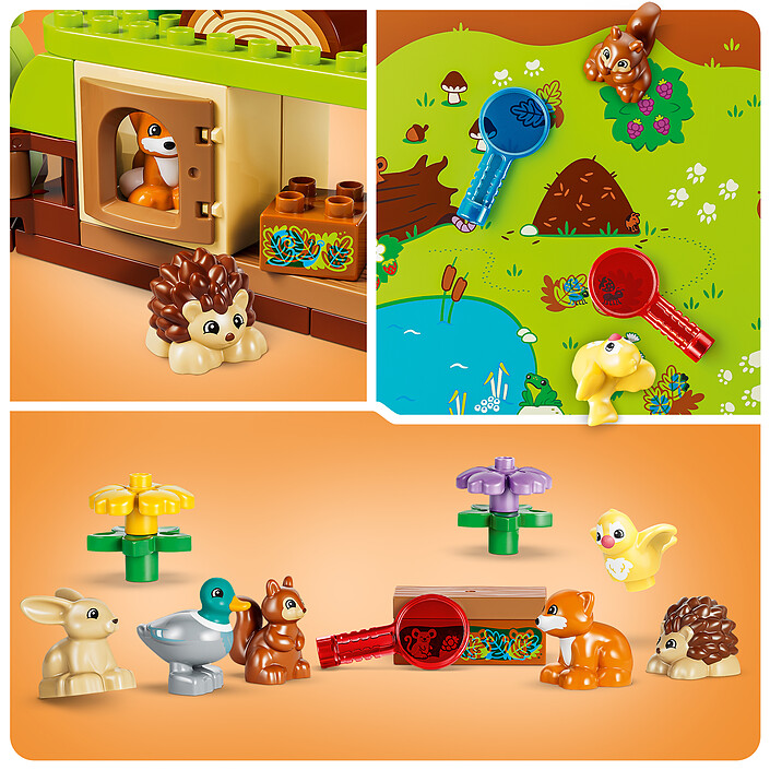 LEGO DUPLO 10480 Découverte de la Forêt avec des Animaux Sauvages pas cher