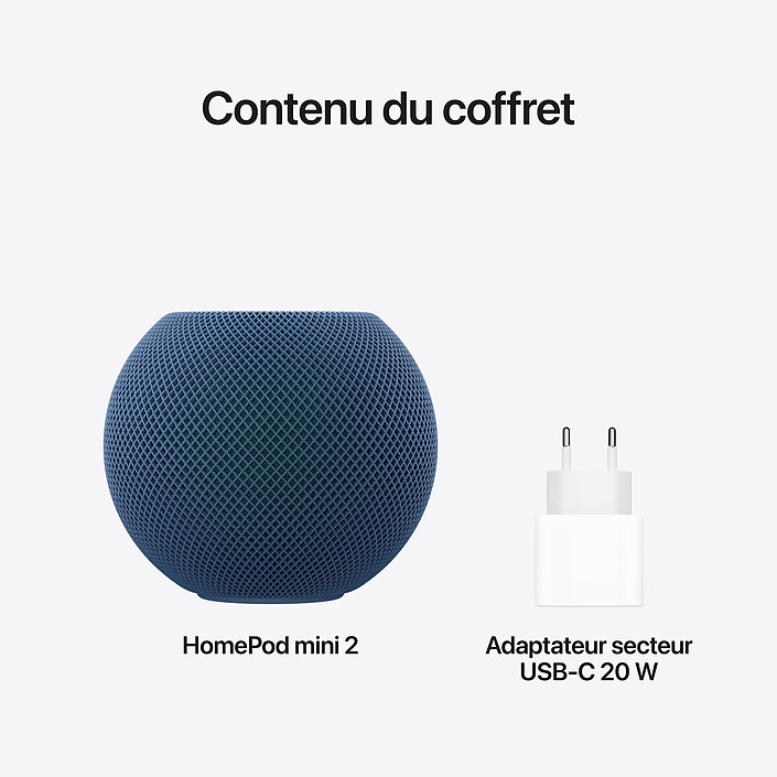 Apple HomePod mini 2 Bleu pas cher