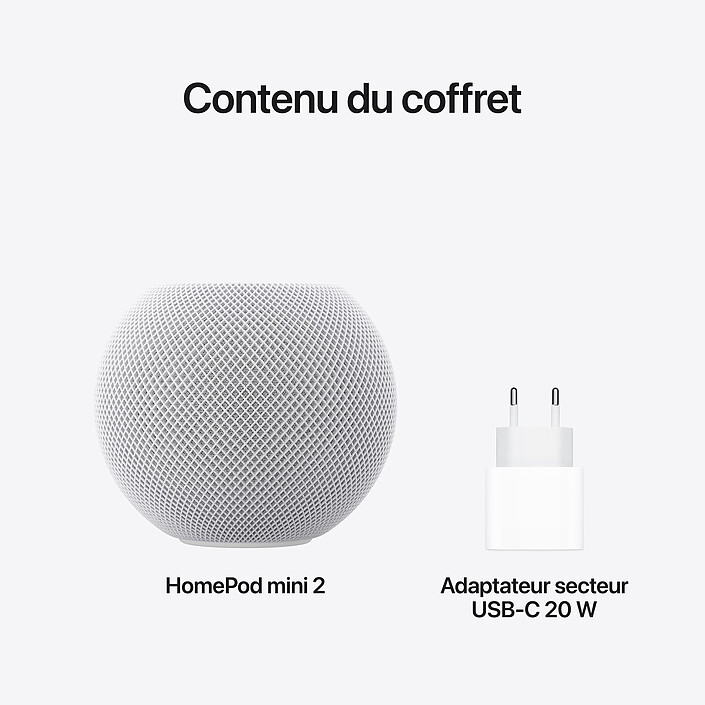 Apple HomePod mini 2 Blanc pas cher