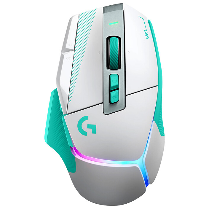 Logitech G G502X Plus Bianco/Menta