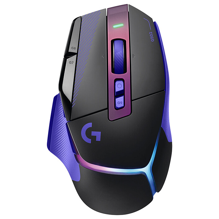 Logitech G G502X Plus Nero/Viola