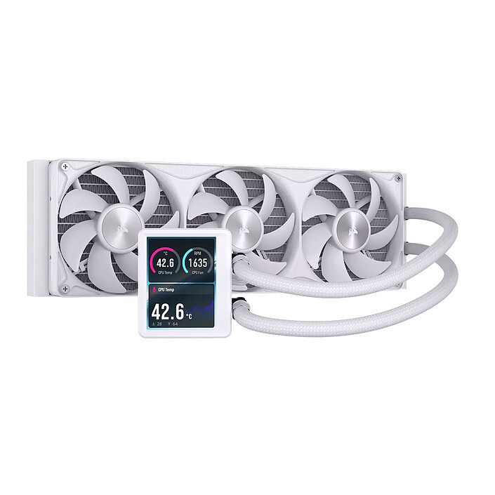Corsair Nautilus II 360 RS LCD (Blanc)