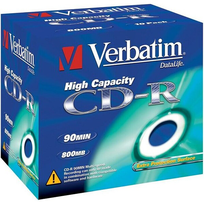 Verbatim CD-R 800 Mo 40x (boite de 10)