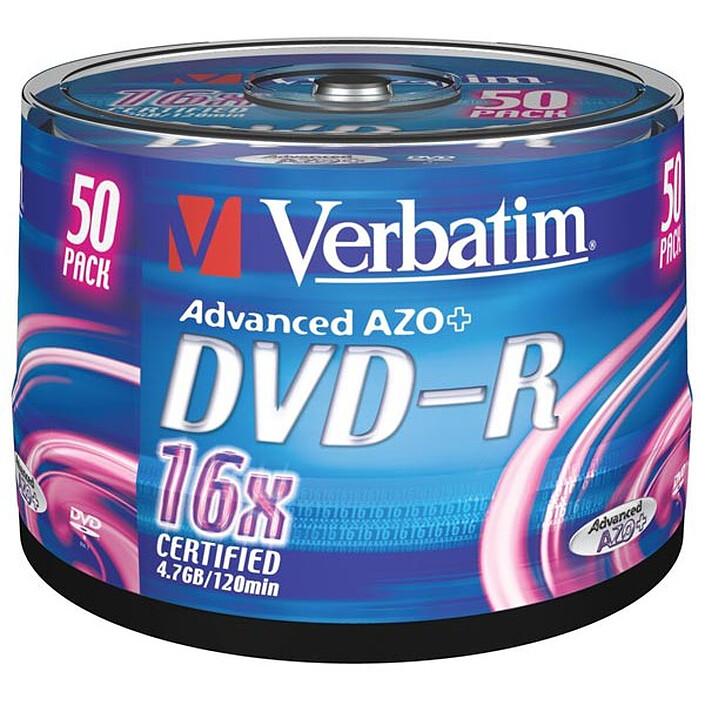 Verbatim DVD-R 4.7 GB 16x (per 50, spindle)