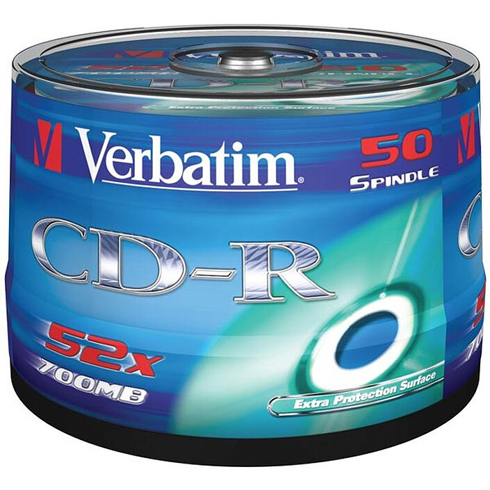 Verbatim CD-R 700 Mo 52x (spindle de 50)