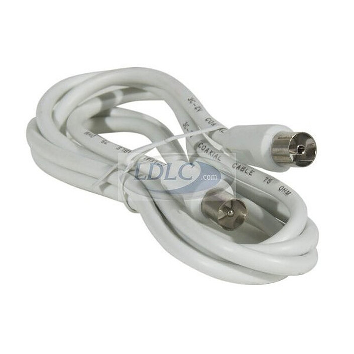 Cavo coassiale maschio/femmina per antenna TV (1,5 mtre)