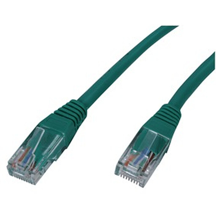 Cable RJ45 de categoría 5e U/UTP 0,5 m (verde)
