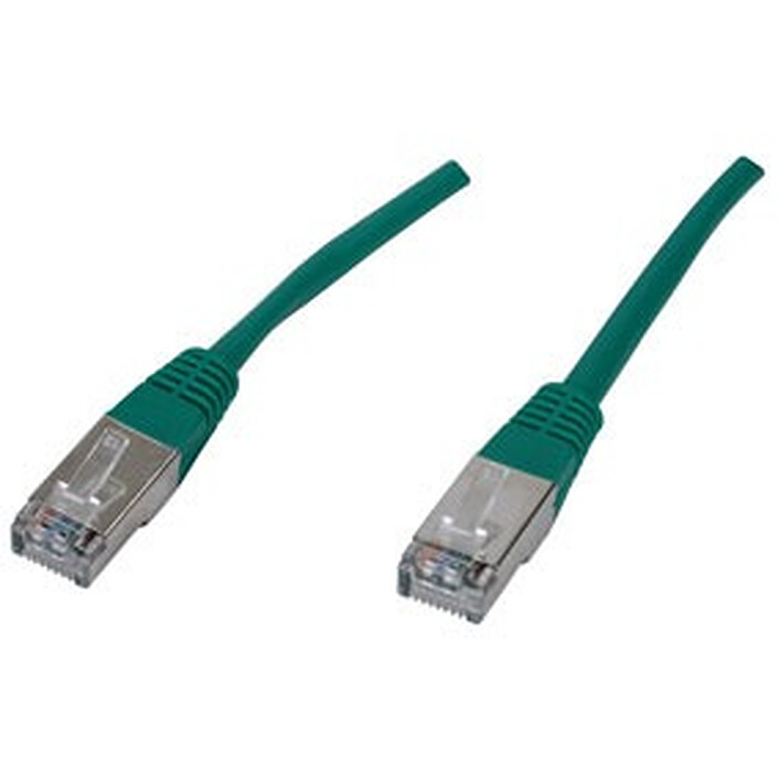Cable RJ45 de categoría 6 U/UTP 0,5 m (verde)