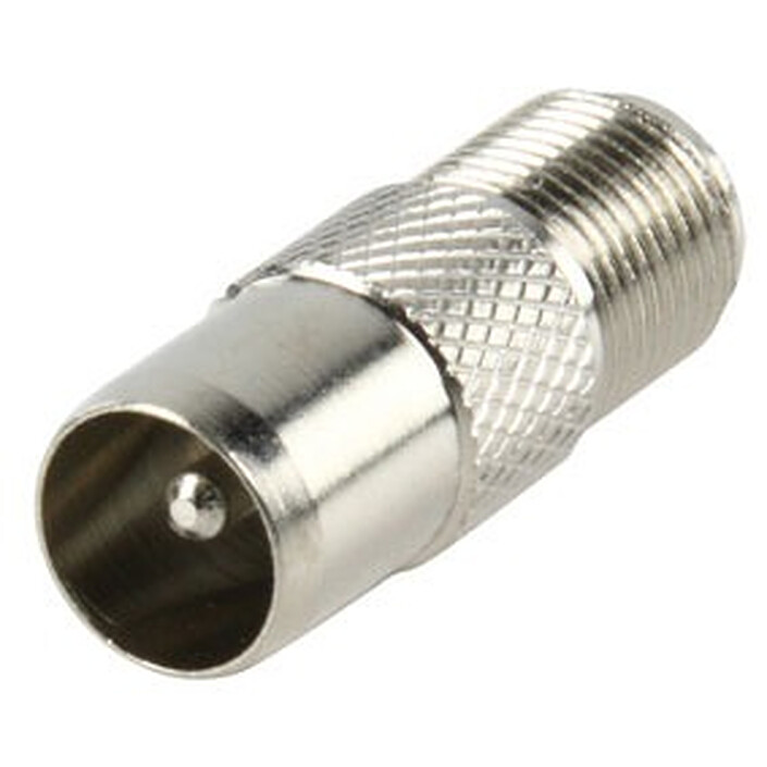 Adaptateur coaxial mâle / Type F femelle