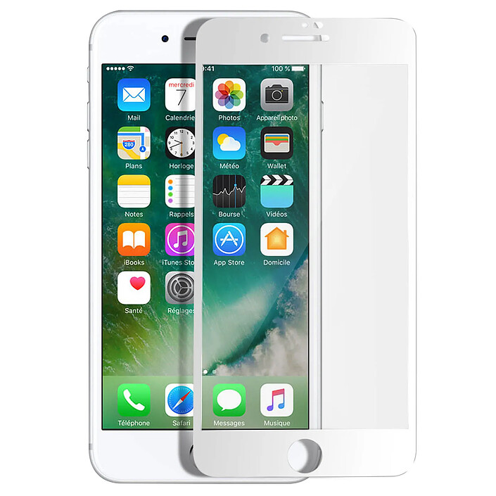 Avizar Film Écran pour iPhone SE 2022 / 2020 et 8 / 7 Verre Trempé 9H Biseauté Bord
