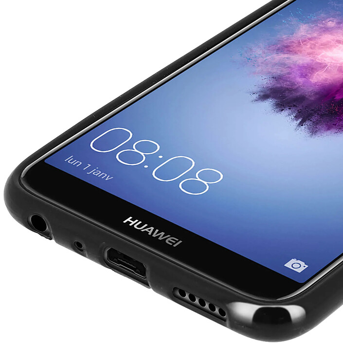 Avizar Coque Noir Souple pour Huawei P Smart pas cher