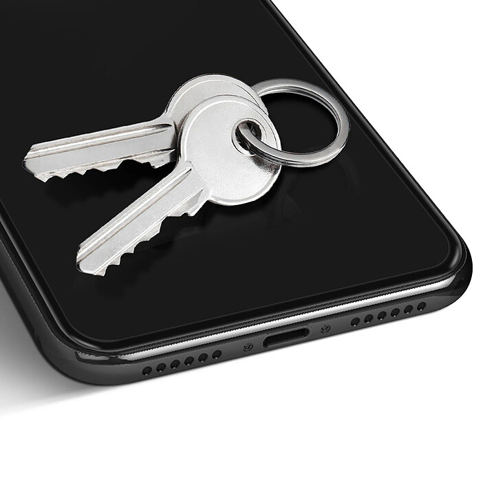 Acheter Avizar Film verre trempé Noir Haute Résistance pour Apple iPhone X , Apple iPhone XS
