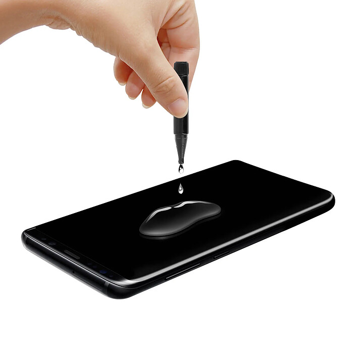 Acheter Avizar Film pour Samsung Galaxy S8 Plus Verre trempé Incurvé + Kit Lampe LED + Liquide adhésif