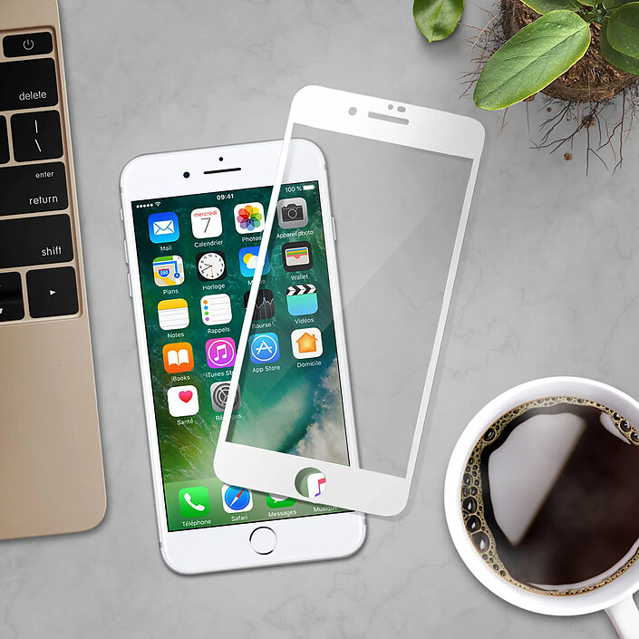 Acheter Avizar Film Écran pour iPhone SE 2022 / 2020 et 8 / 7 Verre Trempé 9H Biseauté Bord