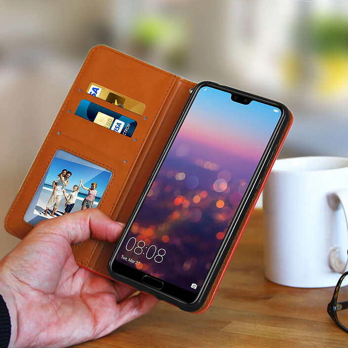 Avis Avizar Étui pour Huawei Folio Huawei P20 Pro Housse Clapet Cuir Porte-cartes Fonction Stand