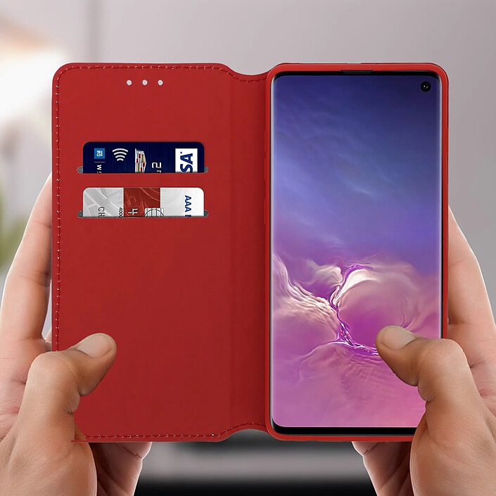 Avis Avizar Housse pour Samsung Galaxy S10 Étui Folio Porte-carte Fonction Stand