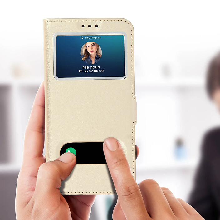 Avis Avizar Etui folio Dorée pour Samsung Galaxy S10e