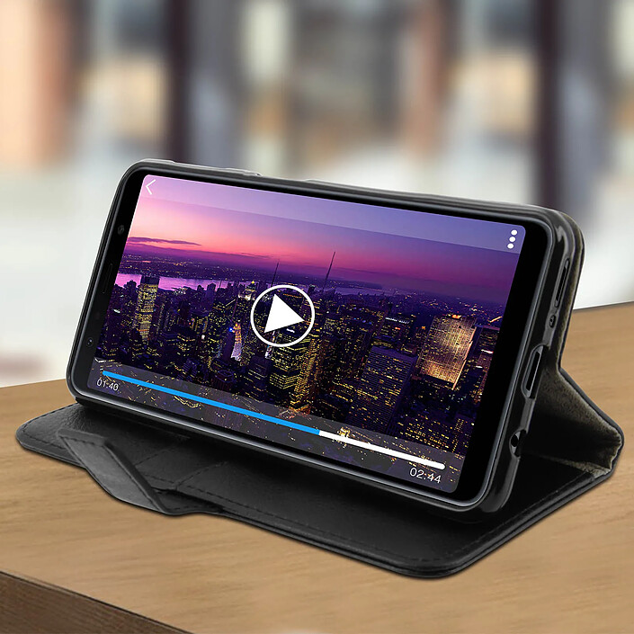 Acheter Avizar Etui folio Noir pour Samsung Galaxy A7 2018