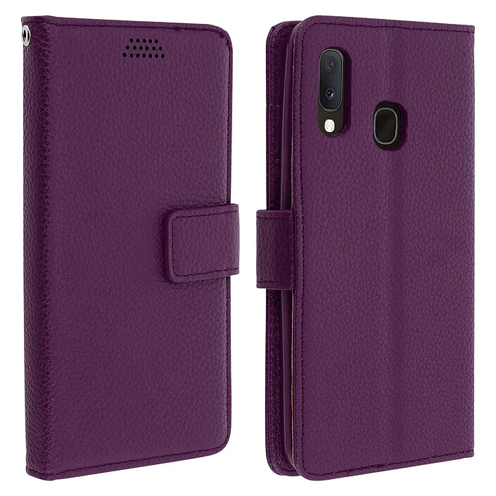 Avizar Housse pour Samsung Galaxy A20e Étui Folio Soft Touch Support Vidéo