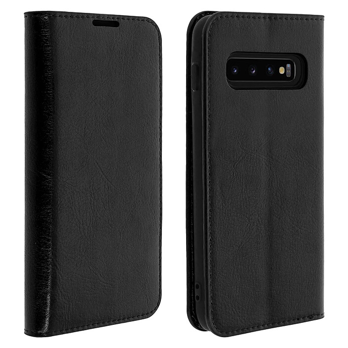Avizar Étui pour Samsung Galaxy S10 Housse Folio Cuir Support Vidéo