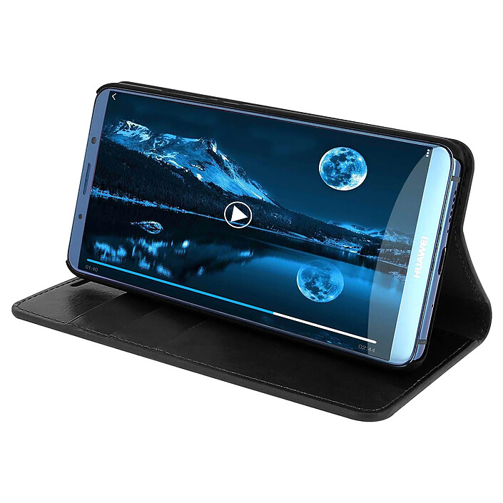 Acheter Avizar Etui Huawei Mate 10 Pro Housse Cuir Clapet Portefeuille Fonction Support Noir