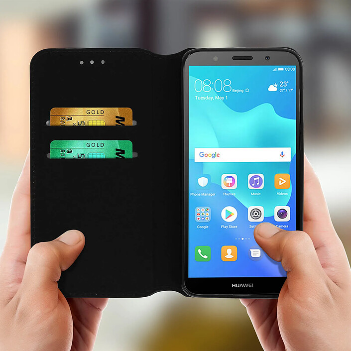 Avizar Housse pour Huawei Y5 2018 / pour Honor 7S Étui Porte-cartes Fonction support