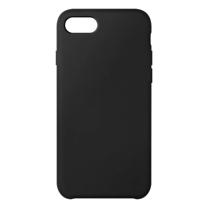 Avizar Coque pour iPhone SE 2022 / 2020 et 8 / 7 Souple Soft Touch Anti-rayures Noir