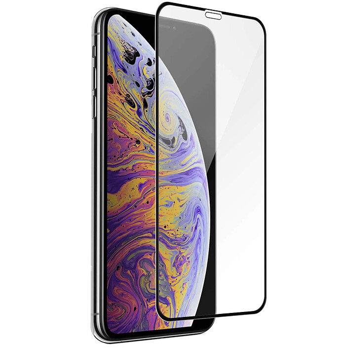 Avizar Protection d'Écran pour iPhone XS Max Adhésion Totale en Verre Trempé 9H Transparent