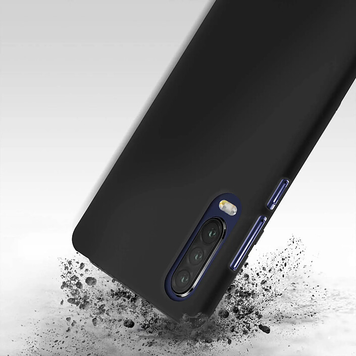 Avizar Coque Huawei P30 Antichoc Rigide Soft Touch Résistant - Noir Mat pas cher