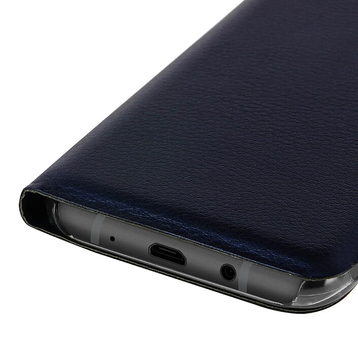 Avizar Housse pour Samsung Galaxy J3 2017 Étui Portefeuille Ultra-fin - Fente pour Carte Bleu nuit pas cher