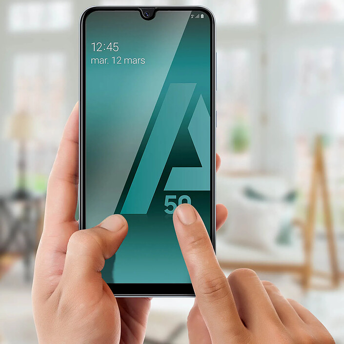 Avis Avizar Film pour Samsung Galaxy A50 Protection Écran Verre Trempé Bords Biseautés
