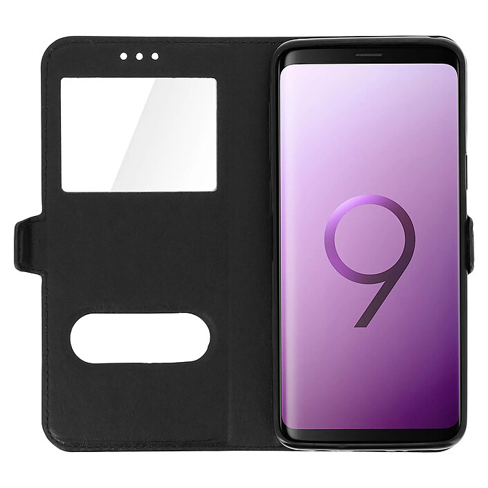 Avis Avizar Housse pour Samsung Galaxy S9 Étui Double Fenêtre Coque Silicone Gel