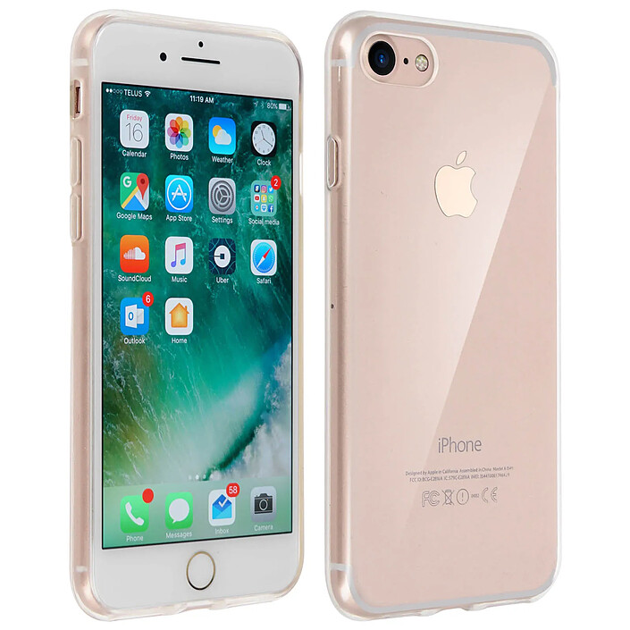 Avis Avizar Coque iPhone SE 2022 / 2020 et 8 / 7 silicone gel ultra-fine