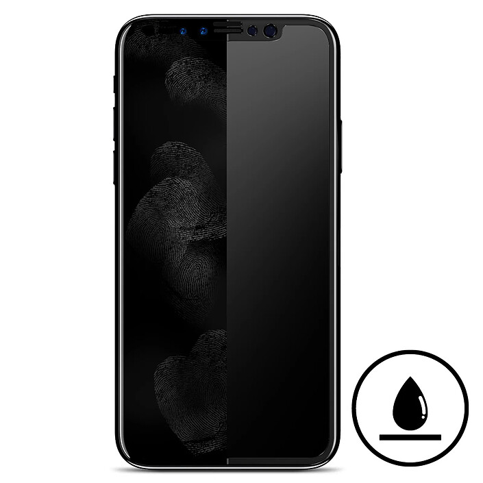 Acheter Avizar Film iPhone X / XS Verre Trempé Ultra-résistant 3D effect - Contours noir