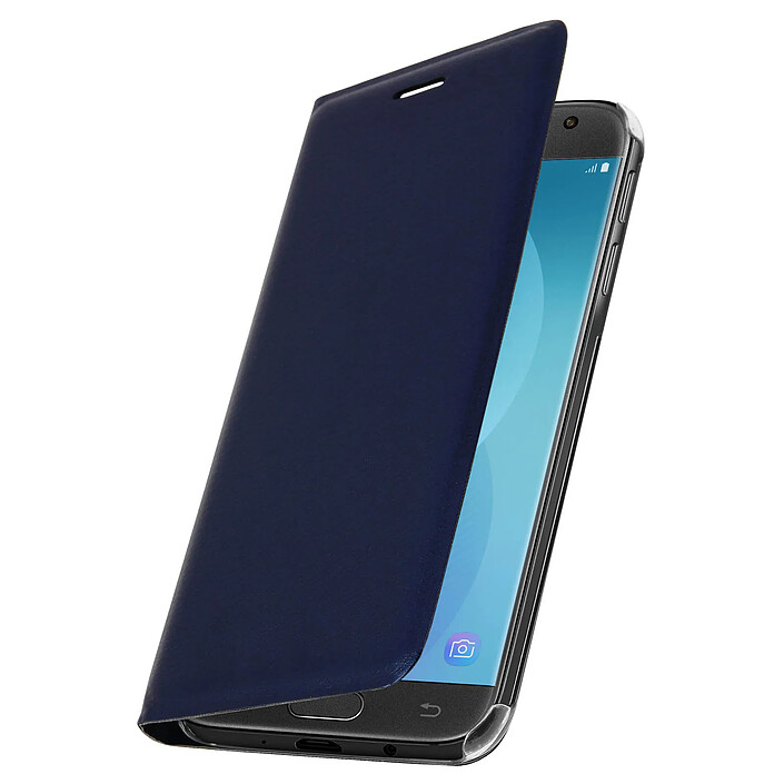 Avizar Housse pour Samsung Galaxy J3 2017 Étui Portefeuille Ultra-fin - Fente pour Carte Bleu nuit