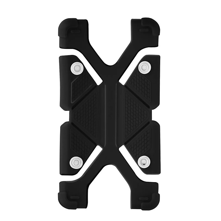 Avizar Coque en Silicone Universel 4.7" à 5,3" avec Support Vidéo et Coins Renforcés Noir