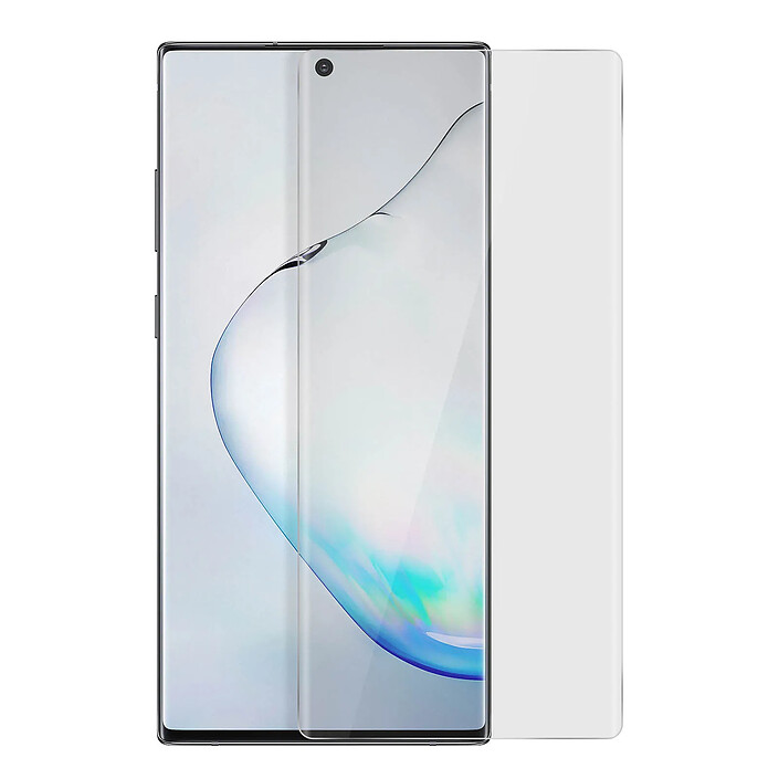 Avizar Film Galaxy Note 10 Plus Verre trempé Lampe LED Liquide adhésif Transparent
