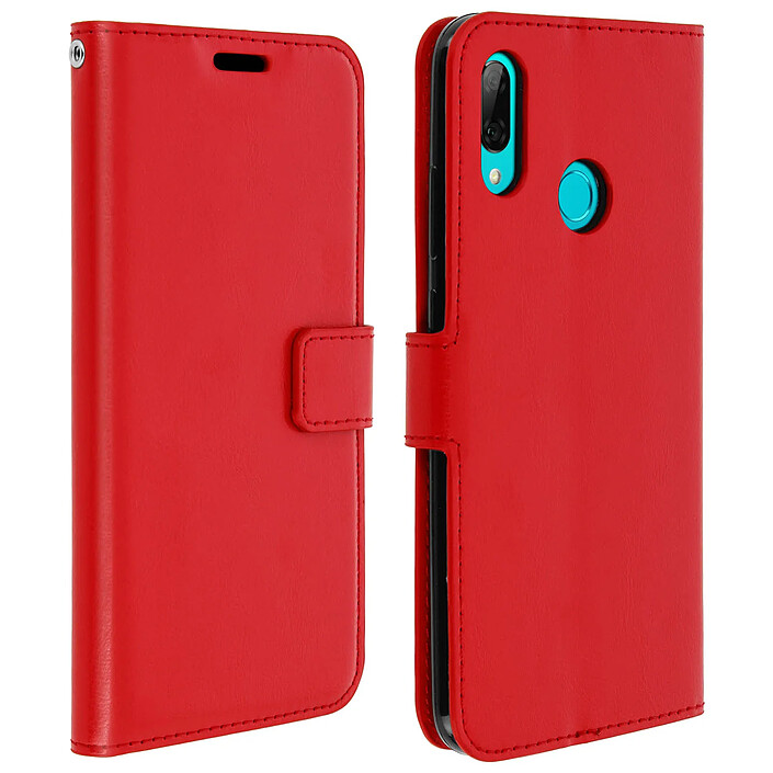 Avizar Housse pour Huawei P Smart 2019 / Honor 10 Lite Étui Porte-carte Support Vouge Rouge